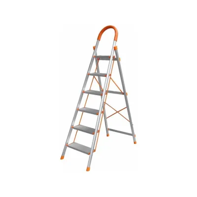 Стремянка алюминиевая MFK-TORG 6 ступеней LLDA-6