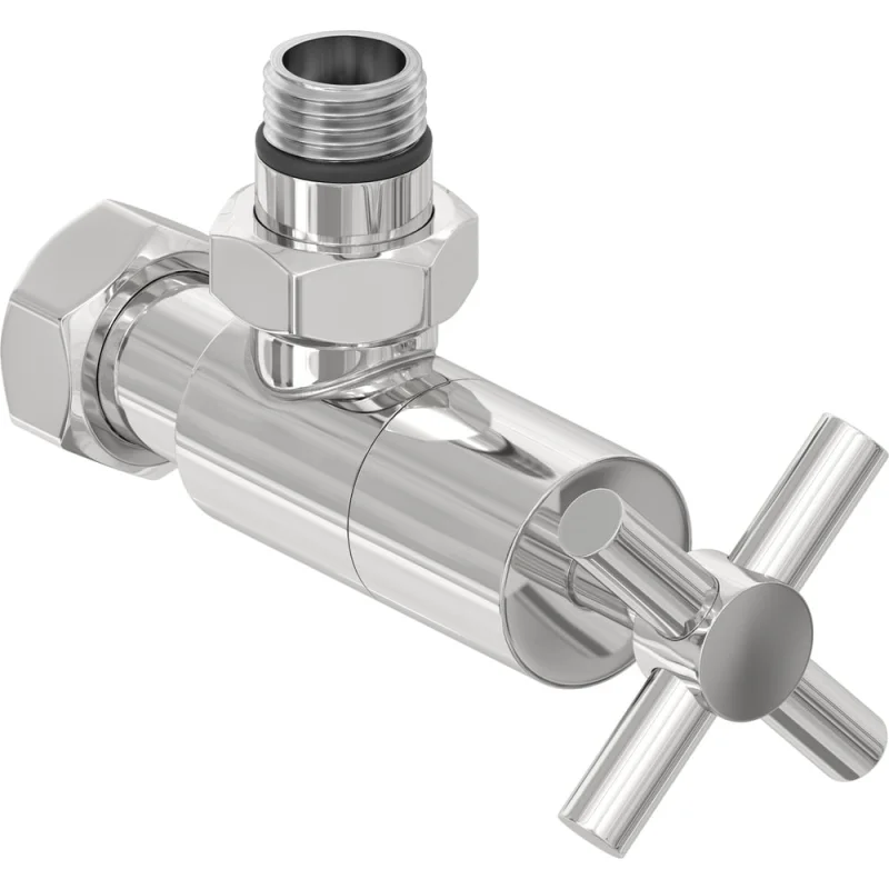 Вентиль Сунержа угловой крест (G 1/2" НР х G 3/4" НГ) Без покрытия00-1408-1234