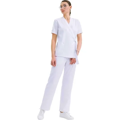 Костюм (блузка/брюки) женский TRUD RS72616, белый, 4XL (54-56) 4610410934220 01.216190/4XL