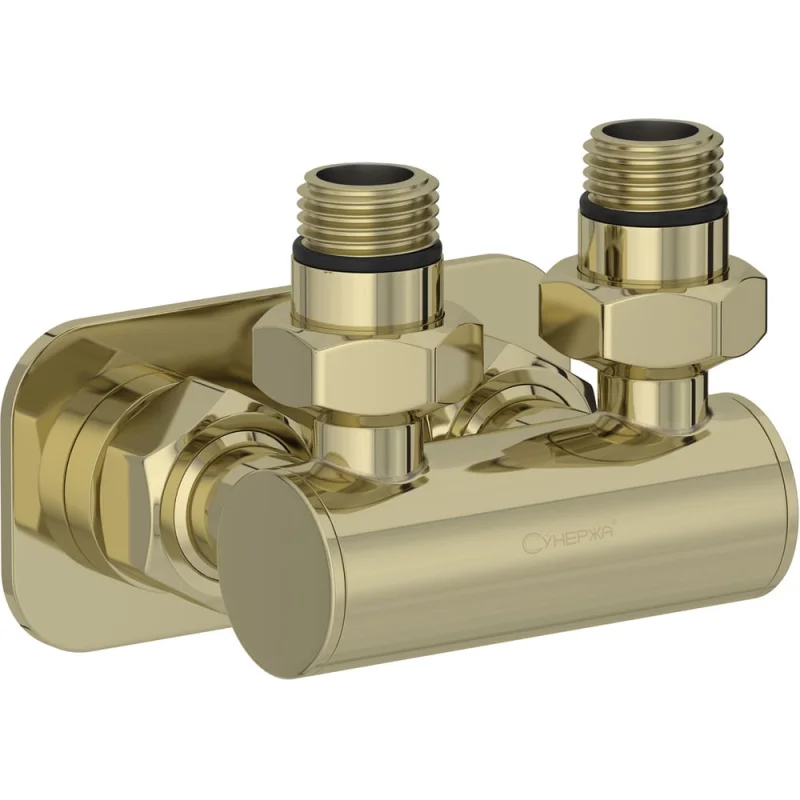 Модуль Сунержа EU50 2x1/2", угловой, шампань 020-1536-1234