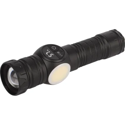 Светодиодный фонарь ЭРА UA-802 универсальный, 10 Вт LED + 3 Вт COB, 9 режимов, Zoom, дисплей, магнит, powerbank, USB type C Б0071398