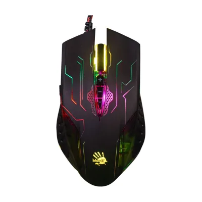 Мышь A4TECH Bloody Q51 черный/рисунок оптическая 6200dpi USB 8but 492777