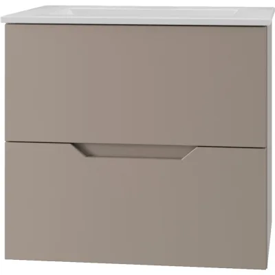 Тумба с раковиной подвесная Agger Свит 60, латте матовый SWE600ETLT-3610W
