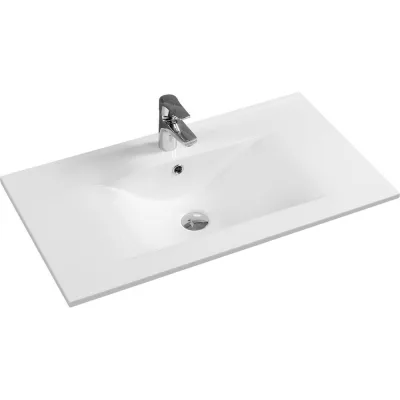 Раковина Gid NYJ807-90 встраиваемая сверху, белая, 91x46.5x17 71117