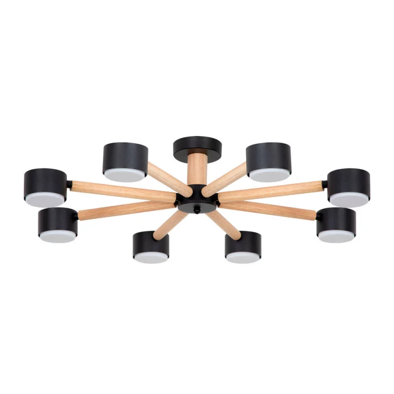 Люстра потолочная Arte Lamp Tenda GX53 96 Вт 15 кв.м (A1624PL-8BK)