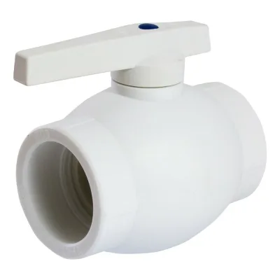 Шаровой кран EVER PLAST 63 ручка PP-R БЕЛЫЙ Россия 543246