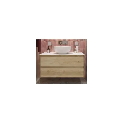 Подвесная тумба со столешницей и накладной раковиной BelBagno KRAFT 80 KRAFT80RNN-KEPBO-1077-SET