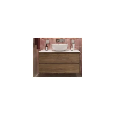 Подвесная тумба со столешницей и накладной раковиной BelBagno KRAFT 80 KRAFT80RT-KEPBO-1077-SET