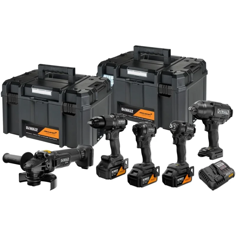 ΠΠΊΠΊΡΠΌΡΠ»ΡΡΠΎΡΠ½ΡΠΉ Π½Π°Π±ΠΎΡ Dewalt McLaren Limited Edition DCK5222MP3T, 18 Π: 5 ΠΈΠ½ΡΡΡΡΠΌΠ΅Π½ΡΠΎΠ², Ρ 3 ΠΠΠ 5 ΠΡ ΠΈ ΠΠ£, Π² 2 ΠΊΠ΅ΠΉΡΠ°Ρ
TSTAK DCK5222MP3T-QW