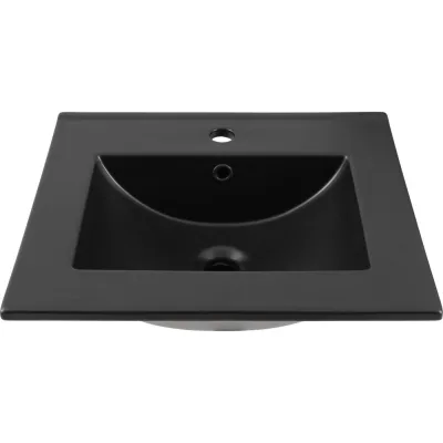 Раковина-столешница Aquanet Flat 50 черный матовый 00329252