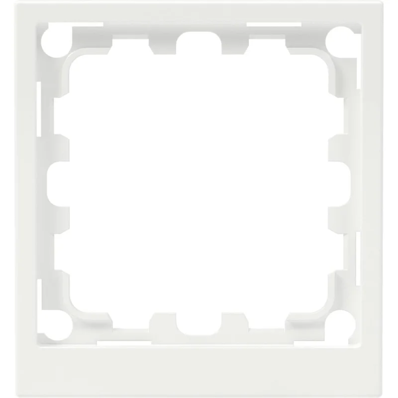 Рамка DKC KANT, 1 пост, 2 модуля, белый глянцевый 7000902DIY