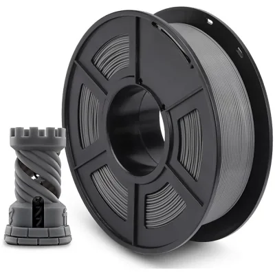 Филамент для 3D-печати NV Print PLA Grey серый, диаметр 1.75 мм, 1 кг NV-3D-PLA-GREY