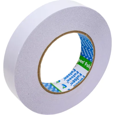 Бумажная двусторонняя лента FOLSEN 25 мм x 50м, Tissue 033385025