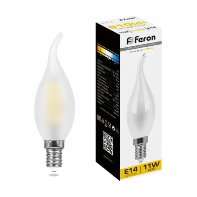Светодиодная лампа FERON 11W 230V E14 2700K матовая, LB-714 38009