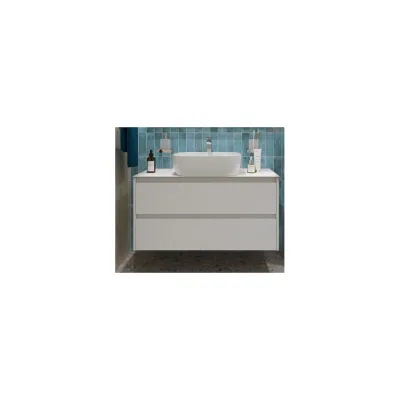 Подвесная тумба со столешницей и накладной раковиной BelBagno KRAFT 80 KRAFT80BO-KEPBO-1302-SET
