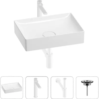 Раковина для ванной Wellsee Pure BY в наборе 4в1 201002610