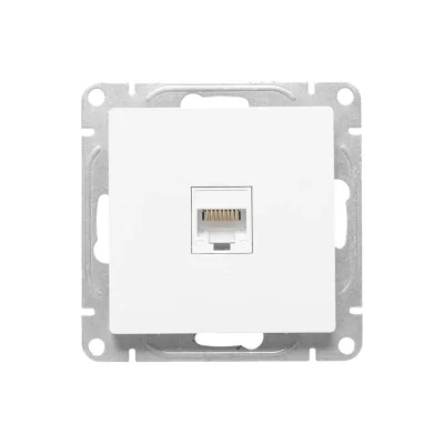 Механизм компьютерной розетки EKF Эпика RJ45 (cat6), белый UP1-SOW-RJ45-6