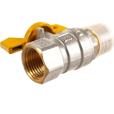 Шаровой кран Terma для газа 1/2в/н бабочка 26054