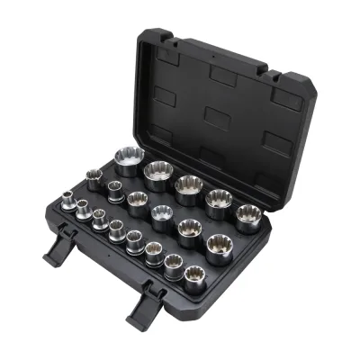 Набор головок Gear Lock (19 шт; 8-32 мм; 1/2) Arnezi R0381019