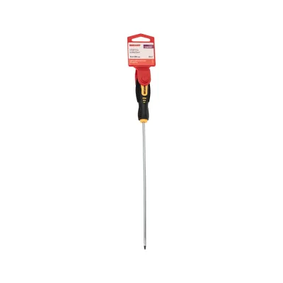 Шлицевая отвертка REXANT SL 4х200 мм, двухкомпонентная рукоятка 12-6426