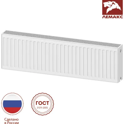 Панельный радиатор lemax Premium C 22x300x1100 (1698 Вт) 121494