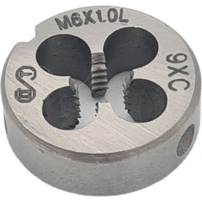 Плашка ОТ М 6x1.0 (Ф20), 9ХС, 6g левая 00-00000678