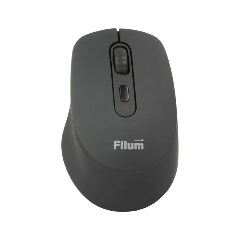 Мышь Filum Wireless FL-MBT05-BK оптическая USB/BT 4 кл., DPI: 800/1200/1600, питание АА 1 шт., черная, Windows XP/Vista/7/8/10, MacOS 00-01092754