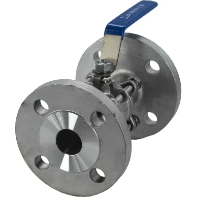 Кран шаровый фланцевый трехсоставной нержавеющий NEWKEY (3PC), AISI316 DN32 (1_1/4"), (CF8M), PN16 NK-BF32/6