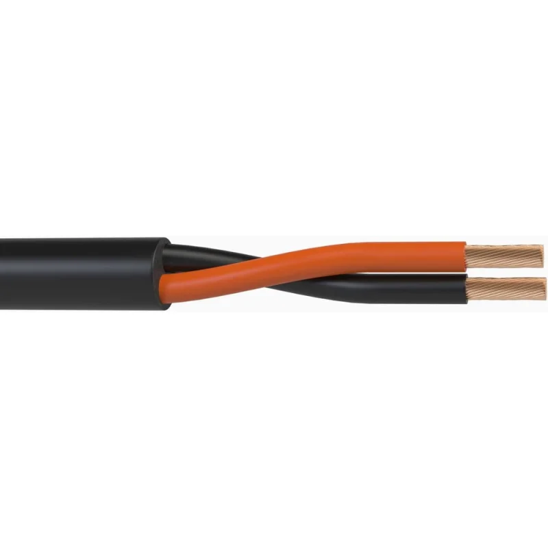 Акустический кабель Wize WSC16200HF 200 м, 16 AWG HighFlex, 1.5 мм2, диаметр 7.7 мм, медь, 84x0,15 мм, черный, бухта 139483
