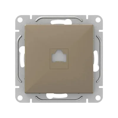 Механизм компьютерной розетки EKF Эпика RJ45 (cat6), шампань UP1-SOC-RJ45-6