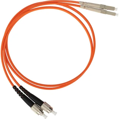 Патч-корд оптический MM 50/125 OM2 REXANT LC/UPC-FC/UPC дуплекс LSZH 1м 50-3267