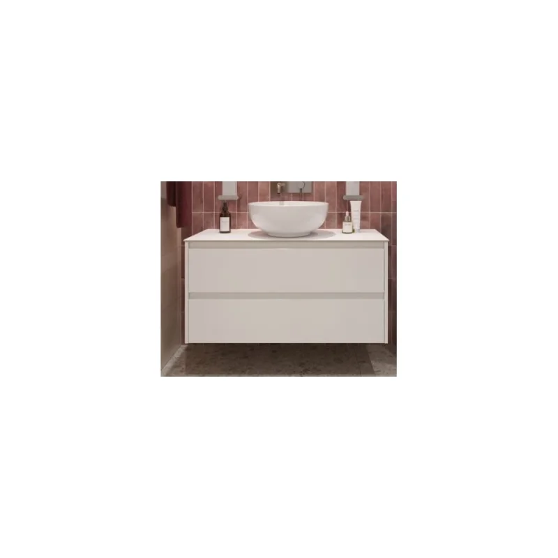 Подвесная тумба со столешницей и накладной раковиной BelBagno KRAFT 80 KRAFT80BO-KEPBO-1077-SET