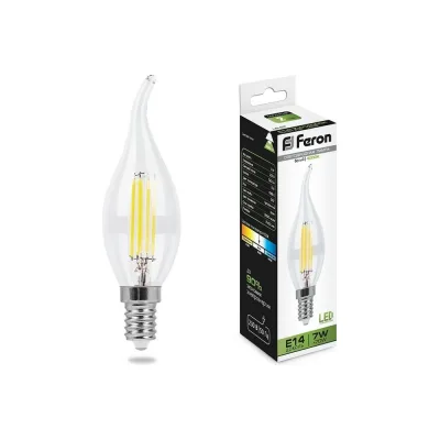 Светодиодная лампа FERON 7W 230V E14 4000K, LB-67 25781