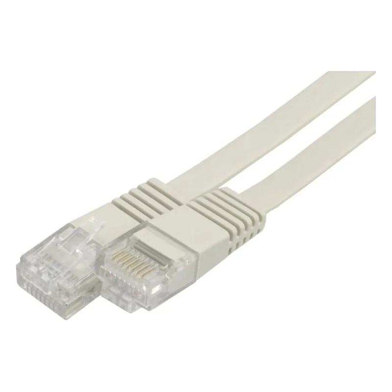 Плоский патч-корд Ripo utp4 cat 6, rj45-rj45, 3,0 m, pvc (белый) 003-300140