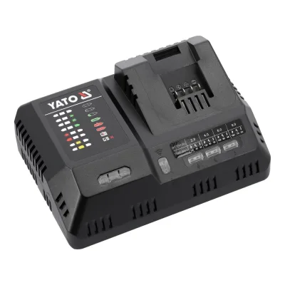 Супер быстрое зарядное устройство YATO 18 В, 2,4-12 A YT-828502