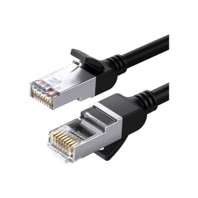 Кабель сетевой Ugreen плоский NW101 (50185) Cat 6 U/UTP Pure Copper Ethernet Flat Cable. Длина: 2м. Цвет: черный 50185_