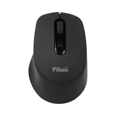 Мышь Filum Wireless FL-MW05-BK оптическая USB 4 кл., DPI: 800/1200/1600, питание АА 1 шт., черная, Windows XP/Vista/7/8/10, MacOS 00-01097165