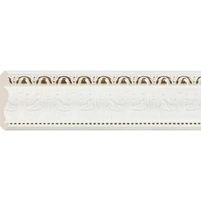 Карниз Cosca Decor 146-115 интерьерный багет, 89 мм, белый СПБ016572