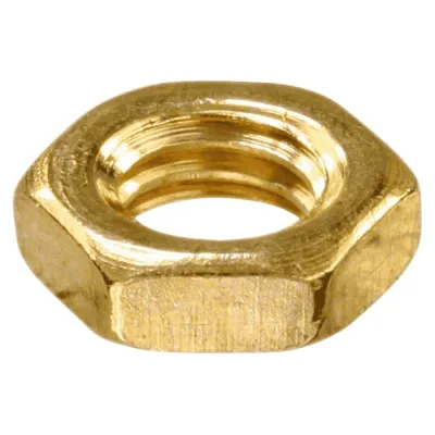 Гайка низкая ЦКИ Глобал DIN 439 b, м16, латунь, sw24, 5 шт. 37955
