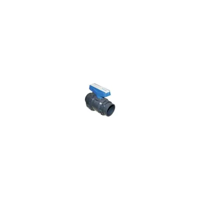 Кран шаровой PIMTAS ПВХ 75 под клей, разборный с одной стороны, PE/EPDM, Турция 232 00 075 2 ТСК0007Р