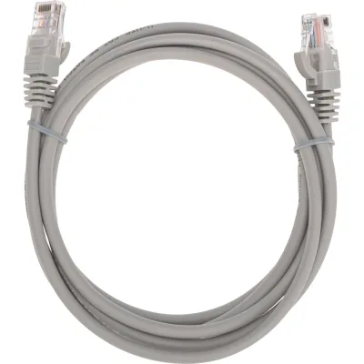 ΠΠ°ΡΡ-ΠΊΠΎΡΠ΄ REXANT u/utp, cat 5e, rj45-rj45, 26awg, lszh, ΡΠ΅ΡΡΠΉ, 2ΠΌ 02-0100-2