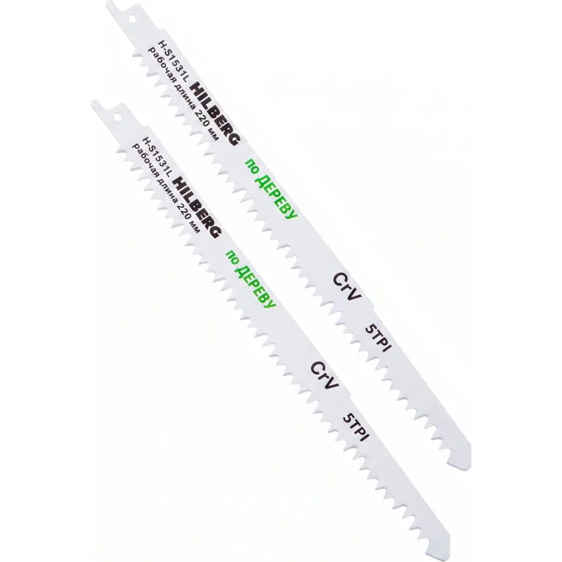 ΠΠΈΠ»ΠΊΠΈ CrV Π΄Π»Ρ ΡΠ°Π±.ΠΏΠΈΠ»Ρ 2ΡΡ, 240(220)ΠΌΠΌ 5TPI, ΠΏΠΎ ΠΠ΅ΡΠ΅Π²Ρ Π±ΡΡΡΡΡΠΉ ΡΠ΅Π·, Hilberg H-S1531L