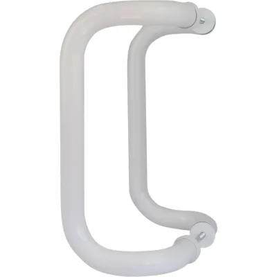 Ручка офисная скоба DORF РД-01, 250×30, белая (комплект), RAL 9016 35.10.25.9016