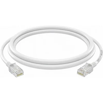 Патч-корд Ripo UTP4 Cat 6, RJ45, 10 m, белый, литой 003-300155