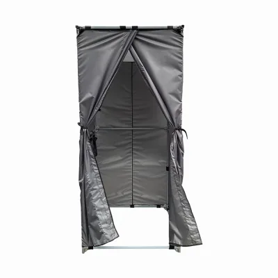 Душевая кабина для дачи без бака Rostok 95,5х95,5х214 см серая