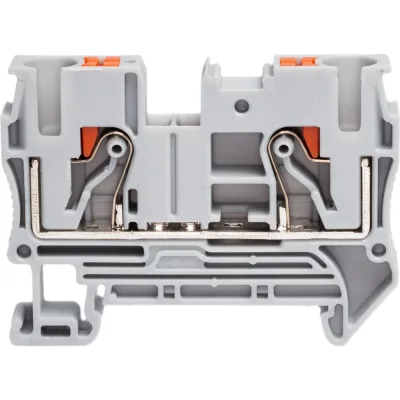 Клемма проходная CONTA CPT 6 GRAY, 6 кв.мм, PUSH-IN CPT-6 Grey