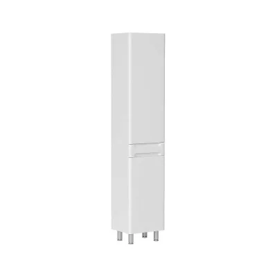 Пенал напольный с корзиной EQUIL Nice 40 см, белый pnNICE40.KZ-05