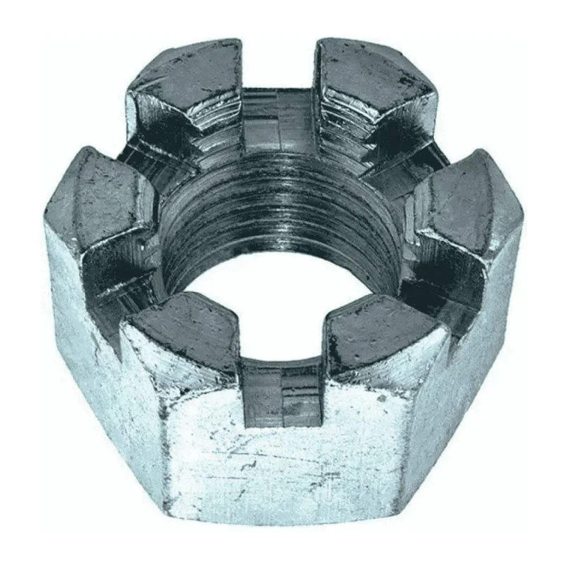 Гайка SORREX М8 DIN935 корончатая стальная оцинкованная (10 штук) 0935-108-08-10