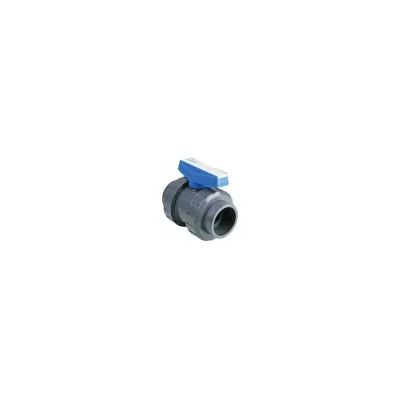 Кран шаровой PIMTAS ПВХ 90 под клей, PE/EPDM, Турция 202 00 090 2 ТСК0008