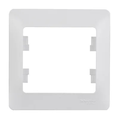 Рамка Systeme Electric Glossa oдноместная белая (GSL000101)
